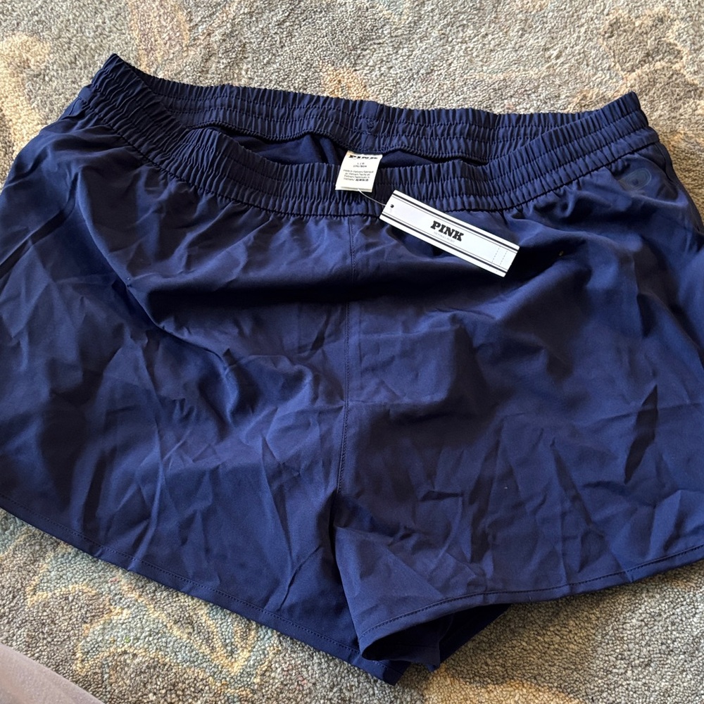 PINK Victoria's Secret Navy Athletic Shorts